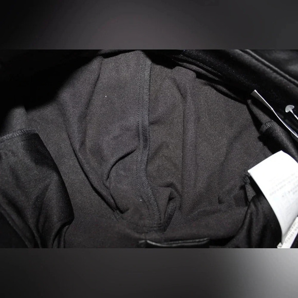 NWT Abercrombie Ultra Hi Rise Faux-Leather Paperbag Belted Pants Size Medium R - Picture 5 of 11